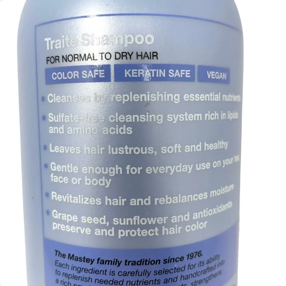 Mastey Paris Triate Shampoo Normal to Dry Hair NEW 32 fl.oz. Pump Included